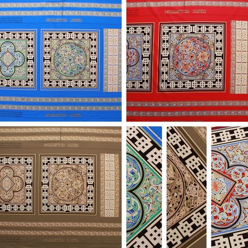 Celtic quilting cotton panels - cotton,