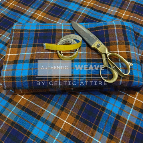 Buchanan blue scottish tartan - blue,