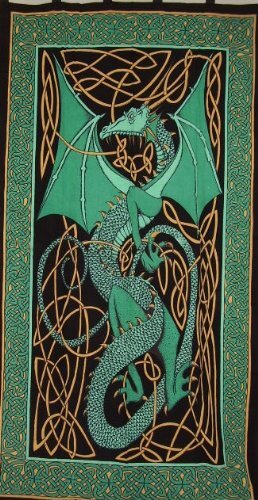 Celtic dragon tab top - dragon,