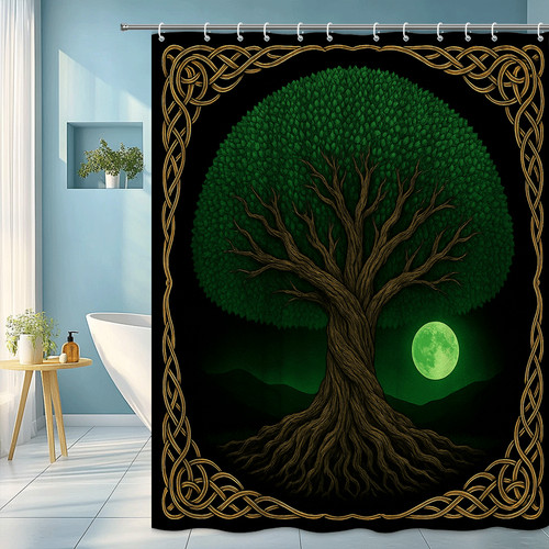 Celtic tree moon waterproof - moon,